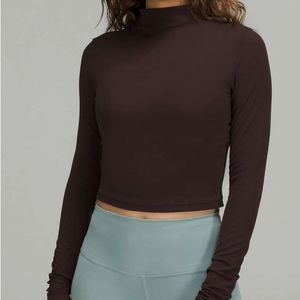Lululemon All aligned mock neck long sleeve